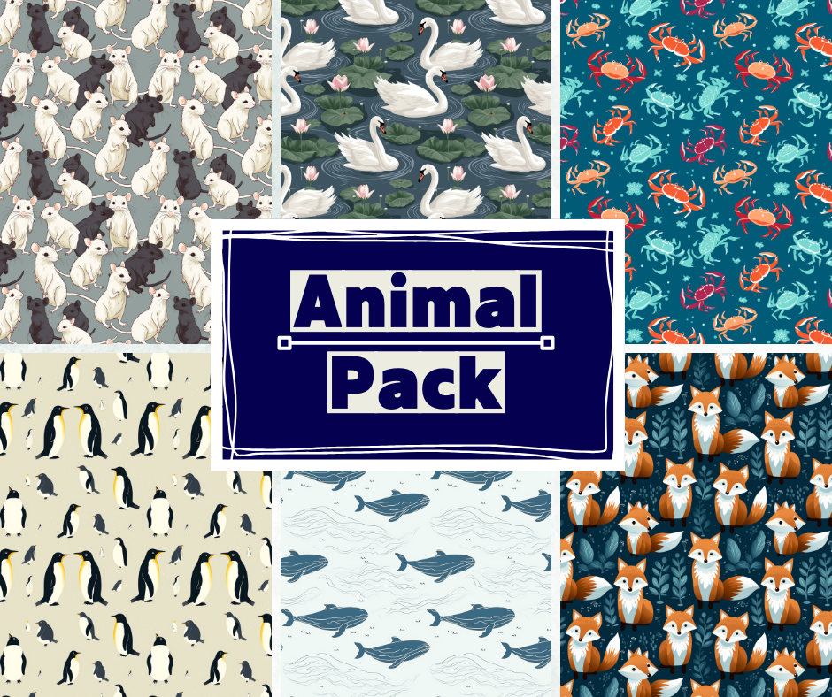Animal Pack: Seamless Patterns