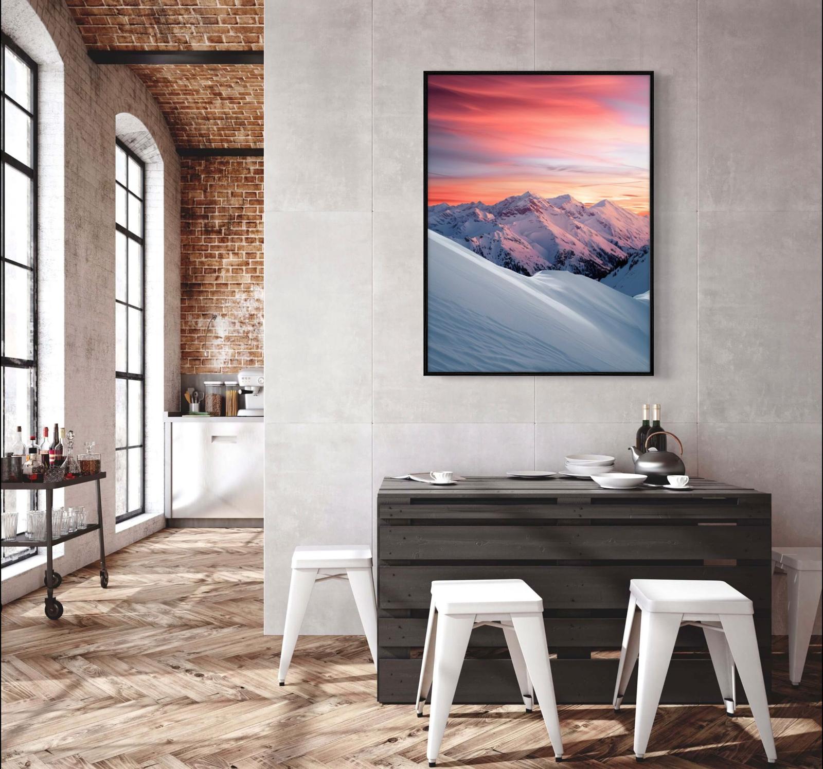 Canvas Print, Art Space, Mountains, Poster Prints