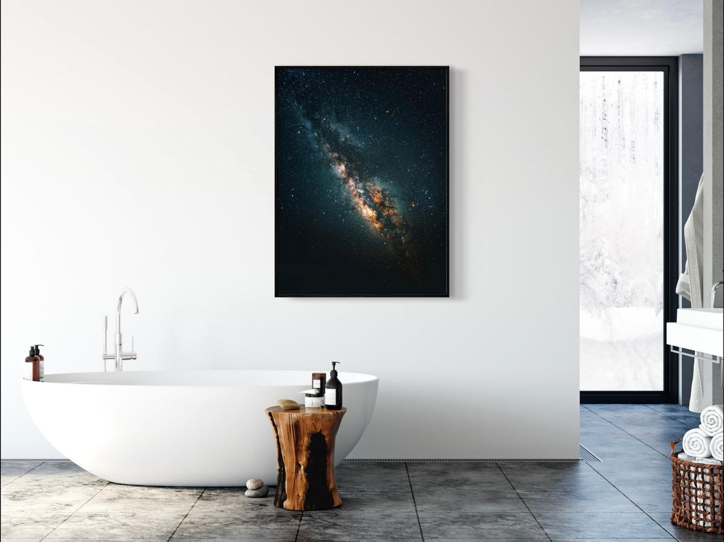 Canvas Prints, Art Space, Milky Way, Poster Prints