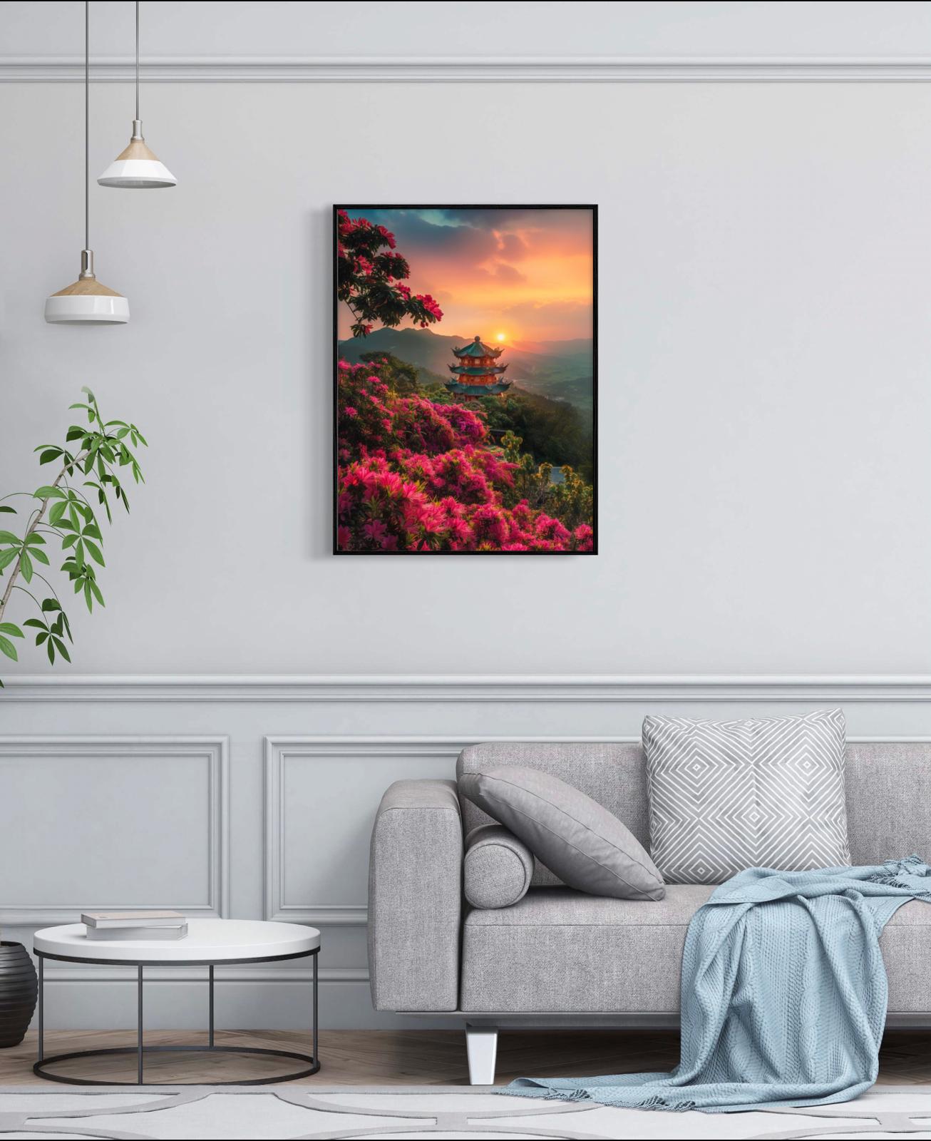 Canvas Print, Art Space, Temple, Poster Print