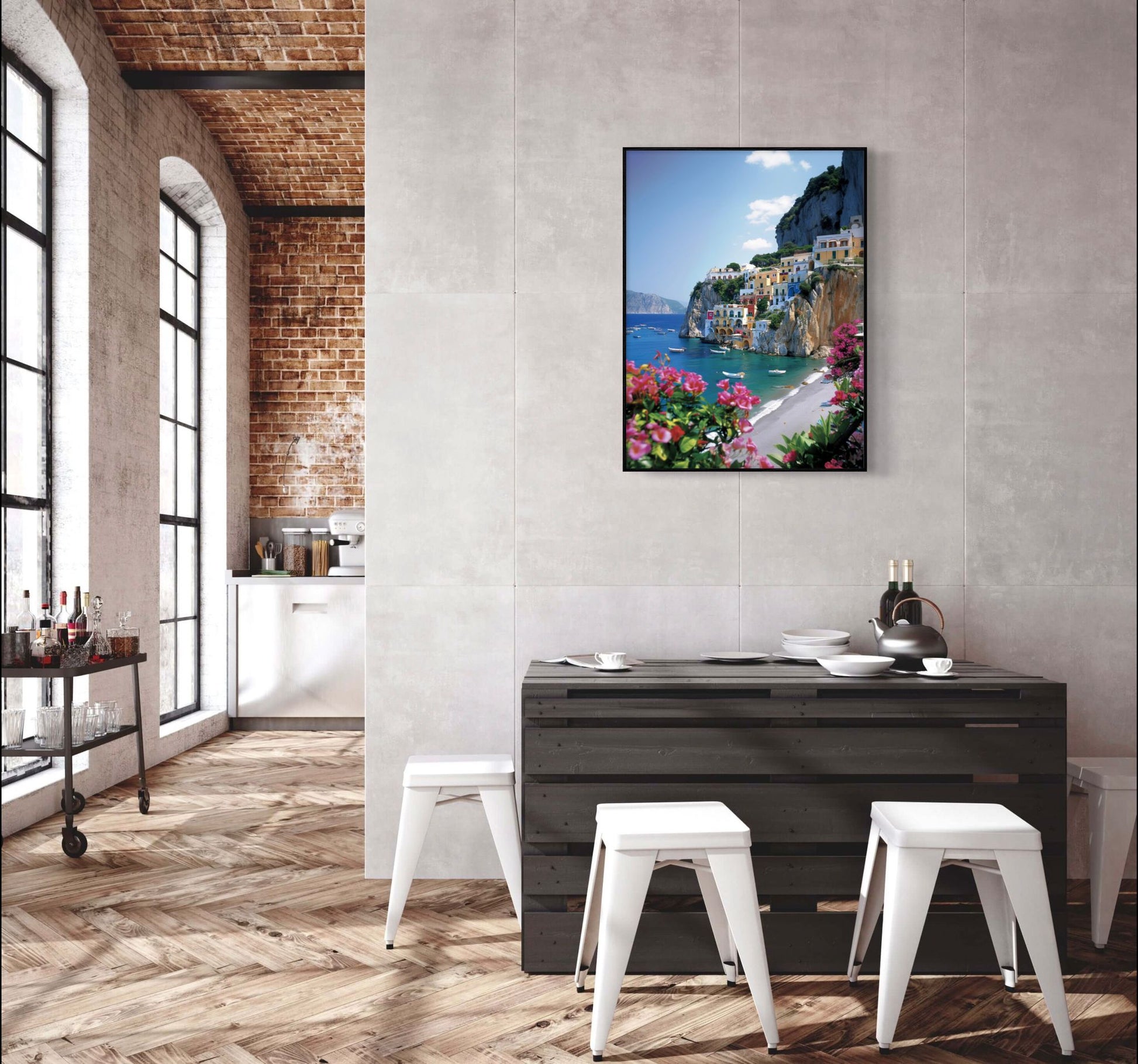 Canvas Prints, Art Space, Isle of Capri, Poster Prints