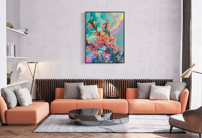 Canvas Print, Art Space, Poster Prints, cherry blossom